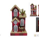 בית עץ עם אורות