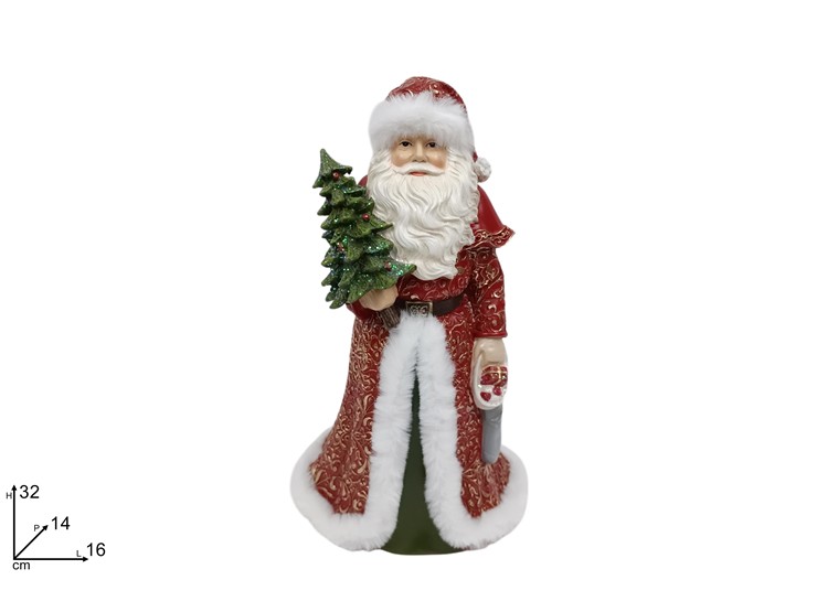 XNA24034441 8053482356068 تمثال سانتا المزخرف - الصورة 1