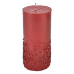 נר אדום דקורטיבי
