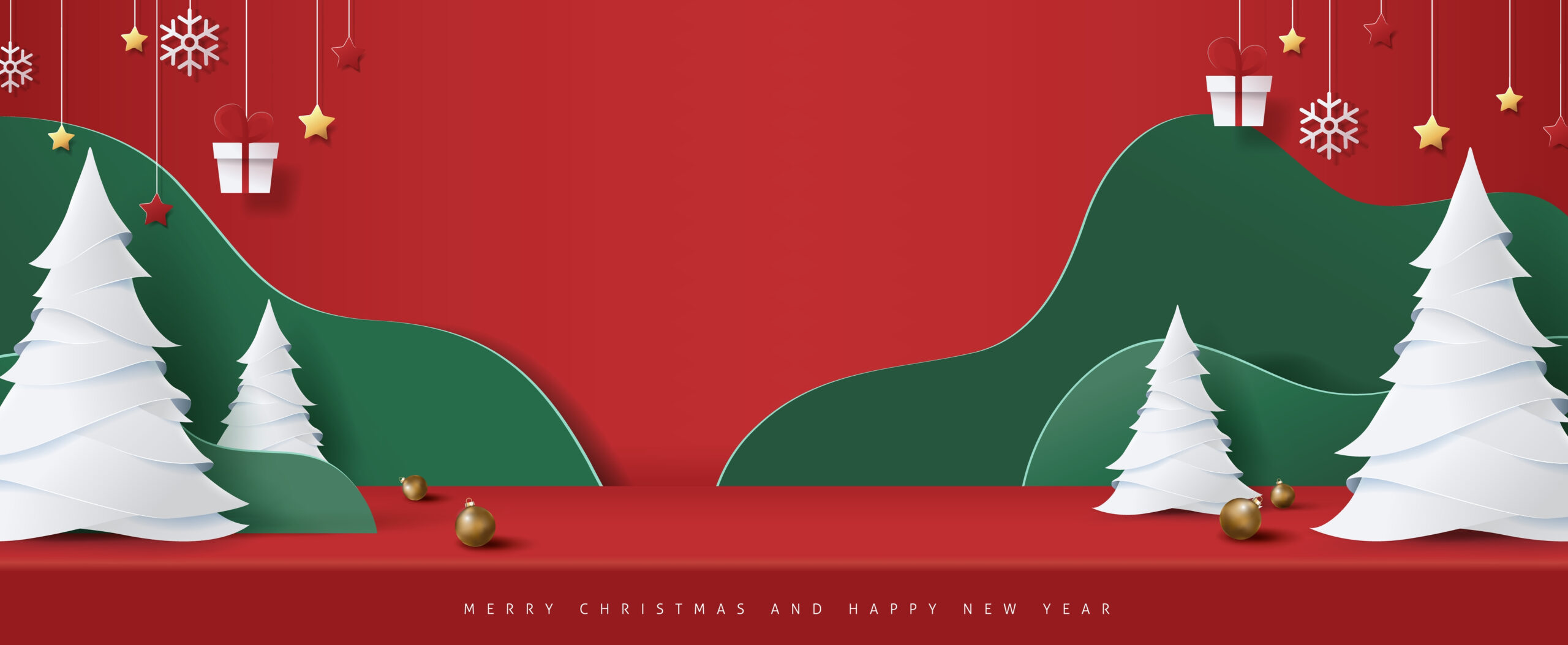 Merry,Christmas,Banner,Studio,Table,Room,Product,Display,With,Copy