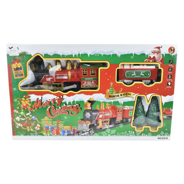 trenino con luci suoni fumo 12pezzi