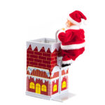 Santa Claus Climbing Down