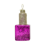 Ornament Glass Blush Glitter